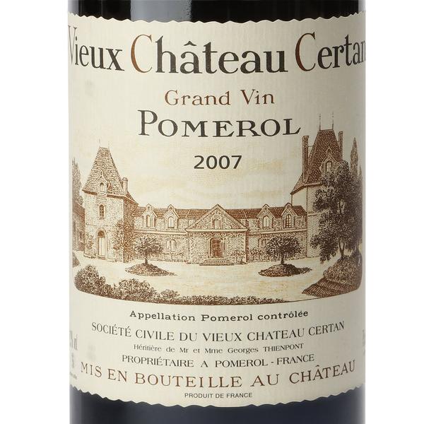 2007 Vieux Chateau Certan, Pomerol New York Sotheby's Wine